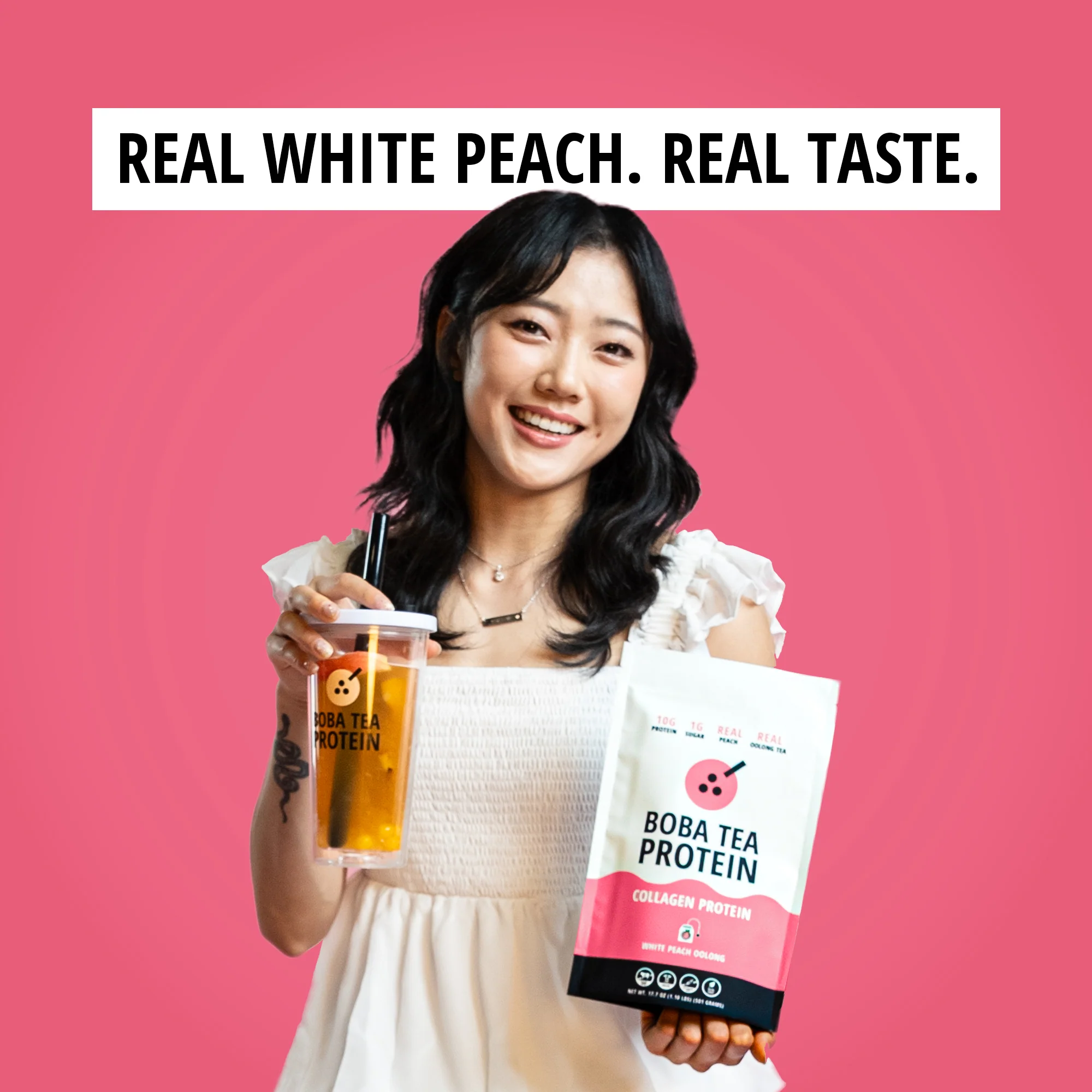White Peach Oolong Collagen - Image 4